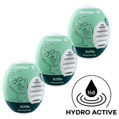 Satisfyer Egg Riffle - egg-masturbatorsett (3 stk)