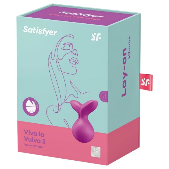 Satisfyer Viva la Vulva 3 - klitorisvibrator (lilla)