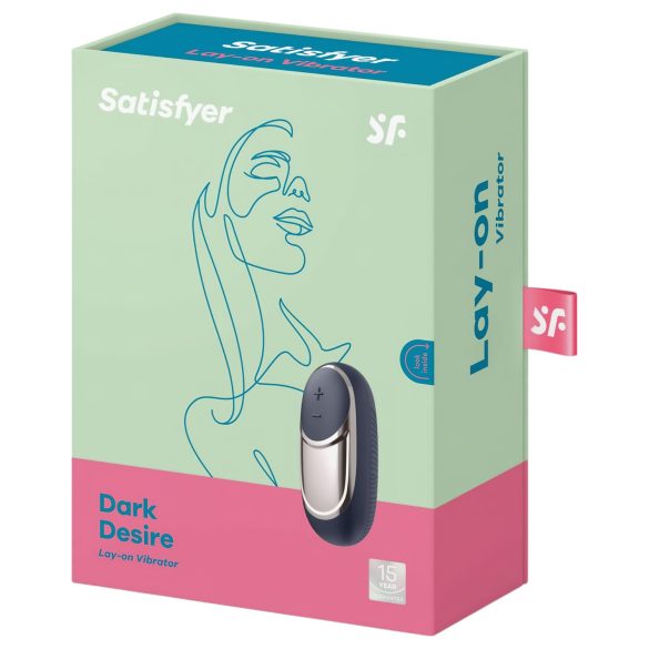 Satisfyer Dark Desire - oppladbar klitorisvibrator (svart)