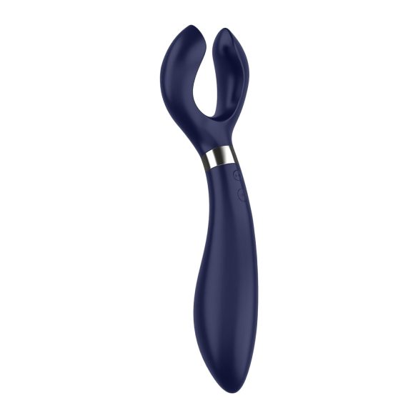 Satisfyer Endless Fun - oppladbar, vanntett parvibrator (blå)