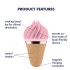 Satisfyer Sweet Treat - oppladbar, roterende klitorisvibrator (rosa-brun)