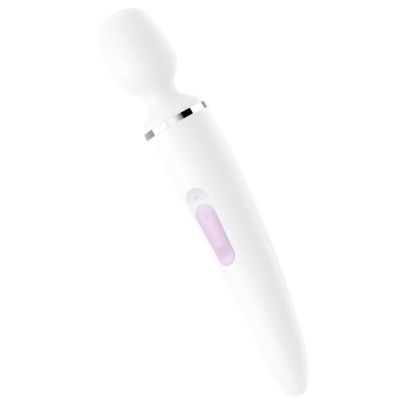 Satisfyer Wand-er Woman - vanntett massasjevibrator (hvit)