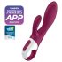 Satisfyer Heated Affair - varmende klitorisvibrator med arm (rød)