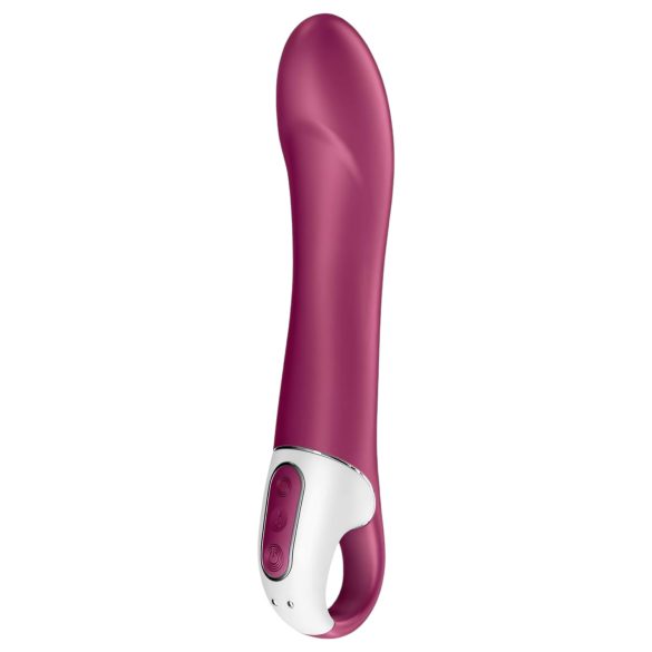 Satisfyer Big Heat - oppladbar G-punkt-vibrator med varme (rød)
