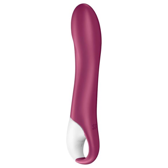Satisfyer Big Heat - oppladbar G-punkt-vibrator med varme (rød)