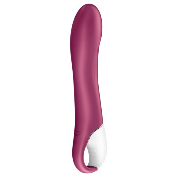 Satisfyer Big Heat - oppladbar G-punkt-vibrator med varme (rød)