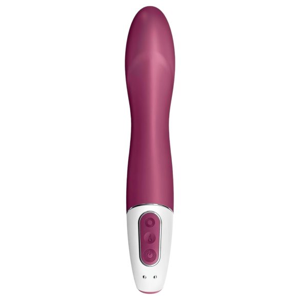 Satisfyer Big Heat - oppladbar G-punkt-vibrator med varme (rød)