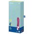 Satisfyer Big Heat - oppladbar, varmende G-punkt-vibrator (rød)