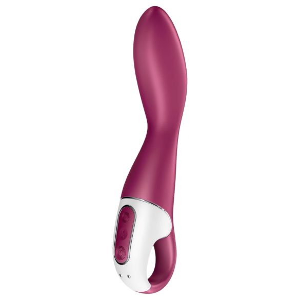 Satisfyer Heated Thrill - smart oppvarmet vibrator (rød)
