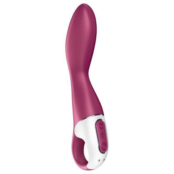 Satisfyer Heated Thrill - smart oppvarmet vibrator (rød)