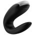 Satisfyer Double Fun - smart, vanntett parvibrator (svart)