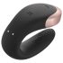 Satisfyer Double Love - smart, trådløs parvibrator (svart)