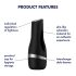 Satisfyer Men Classic - manuelt sugemasturbator (sølv)