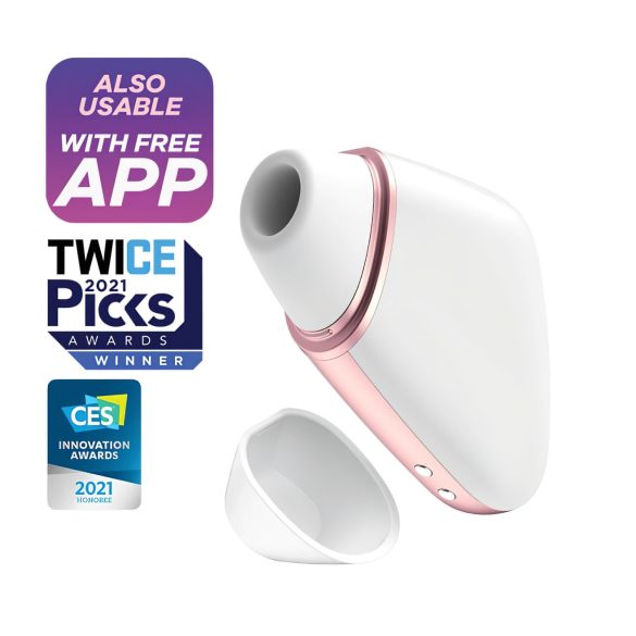 Satisfyer Love Triangle - smart luftbølgevibrator for klitoris (hvit)