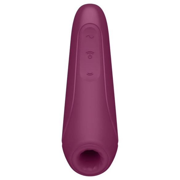 Satisfyer Curvy 1+ - smart klitorisstimulator (rød)