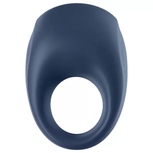 Satisfyer Strong One - App-styrt vibrasjonsring for penis, for menn (blå)