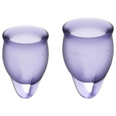 Satisfyer Feel Confident - menstruasjonskopp sett (lilla) Satisfyer Feel Confident - menstruasjonskopp sett (lilla)