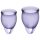 Satisfyer Feel Confident - menstruasjonskopp sett (lilla)