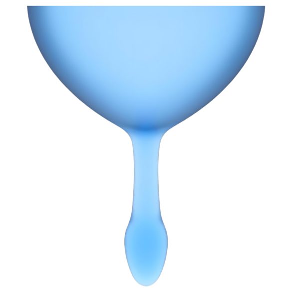 Satisfyer Feel Good - menstruasjonskopp sett (blå) - 2 stk