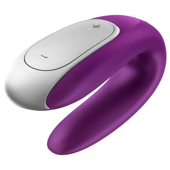 Satisfyer Double Fun - smart parvibrator (lilla)
