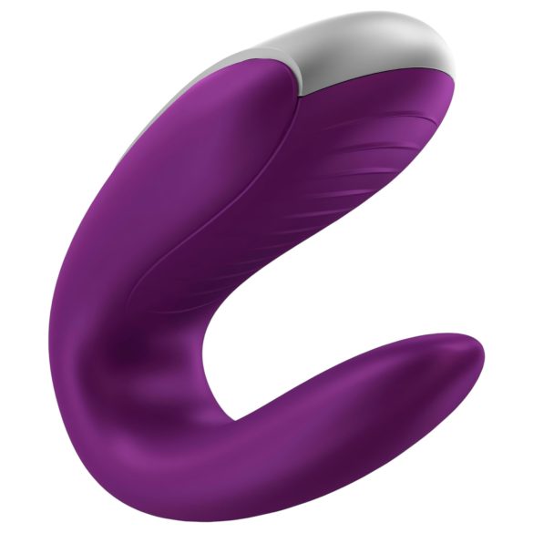 Satisfyer Double Fun - smart parvibrator (lilla)