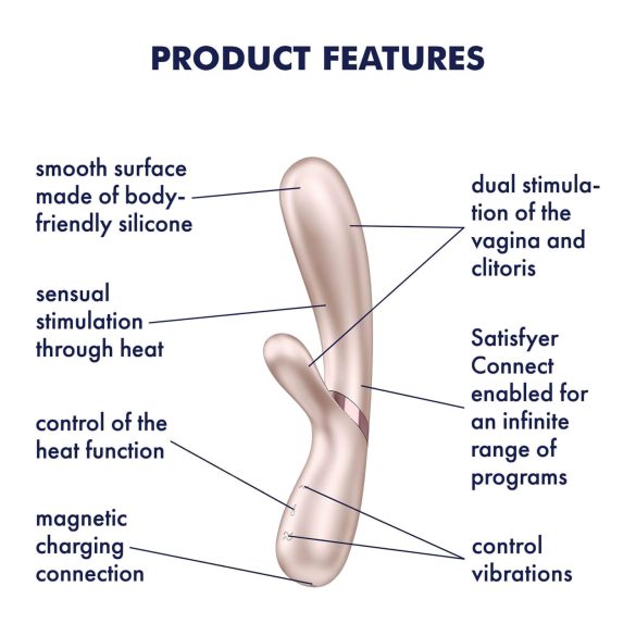 Satisfyer Hot Lover - smart vibrator (sølv)