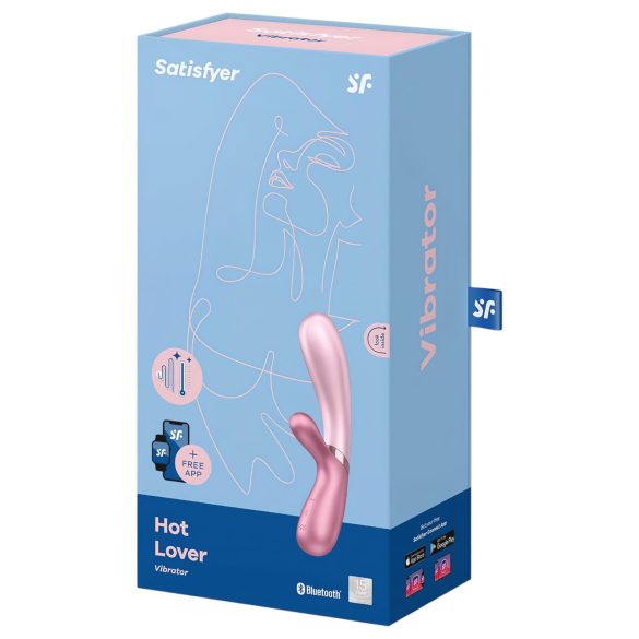 Satisfyer Hot Lover - smart vibrator (rosa)