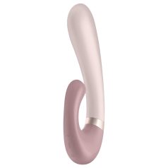   Satisfyer Heat Wave - smart varmende vibrator med arm (beige)