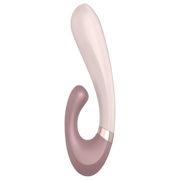 Satisfyer Heat Wave - smart varmende vibrator med arm (beige)