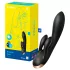 Satisfyer Double Flex - appstyrt vibrator med klitorisstimulator (svart)