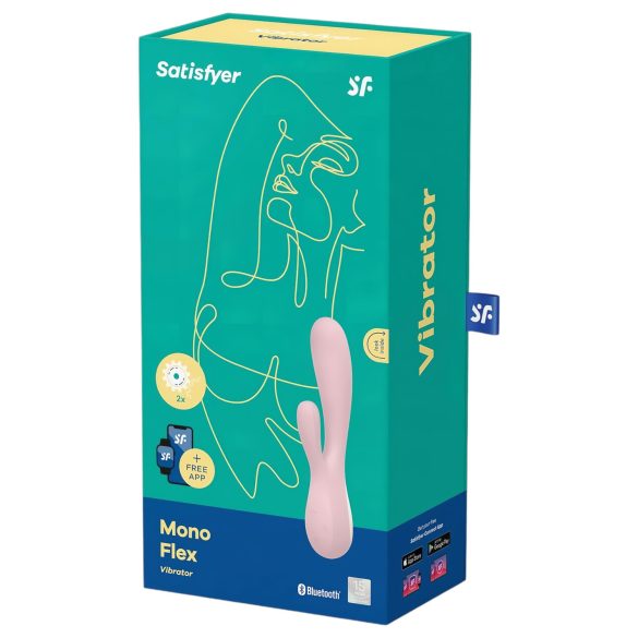 Satisfyer Mono Flex - smart vanntett vibrator (rosa)