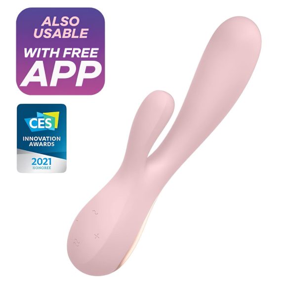 Satisfyer Mono Flex - smart vanntett vibrator (rosa)