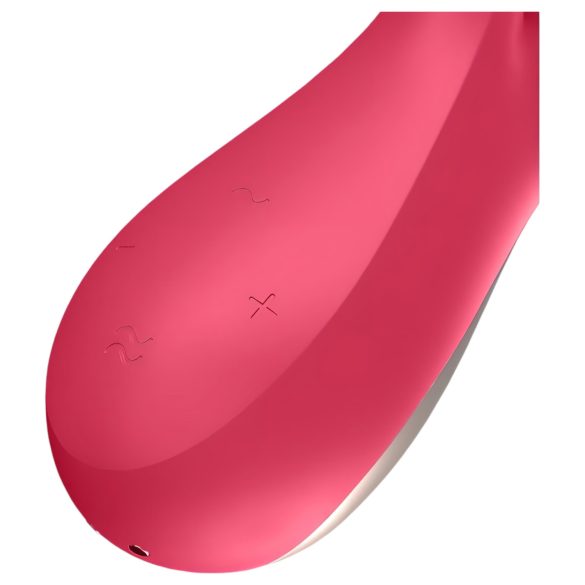 Satisfyer Mono Flex - smart vannbestandig vibrator (rød)