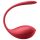 Satisfyer Shiny Petal - rød vibrerende egg med fjernkontroll