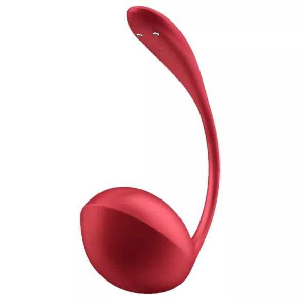 Satisfyer Shiny Petal - rød vibrerende egg med fjernkontroll