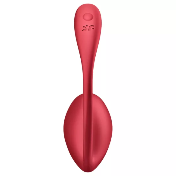 Satisfyer Shiny Petal - rød vibrerende egg med fjernkontroll