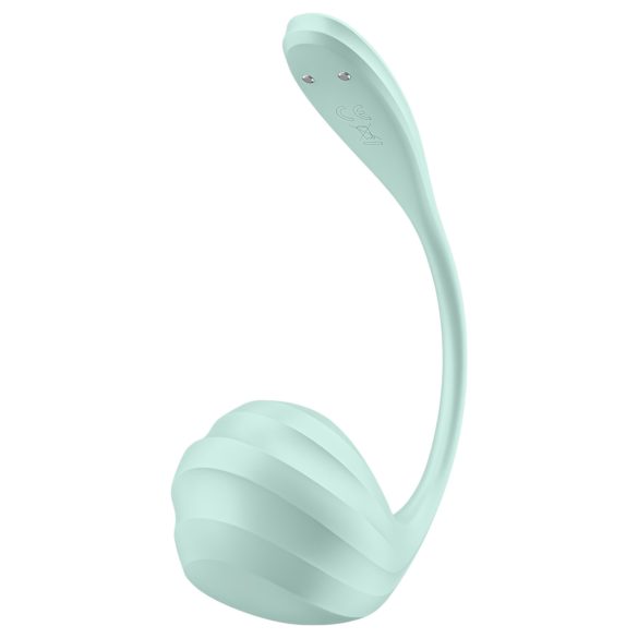 Satisfyer Smooth Petal - smart vibrerende egg (grønn)