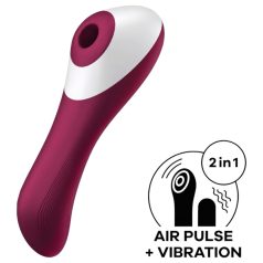 Satisfyer Dual Crush - dobbel nytelse vibrator (rød)