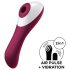 Satisfyer Dual Crush - dobbel nytelse vibrator (rød)