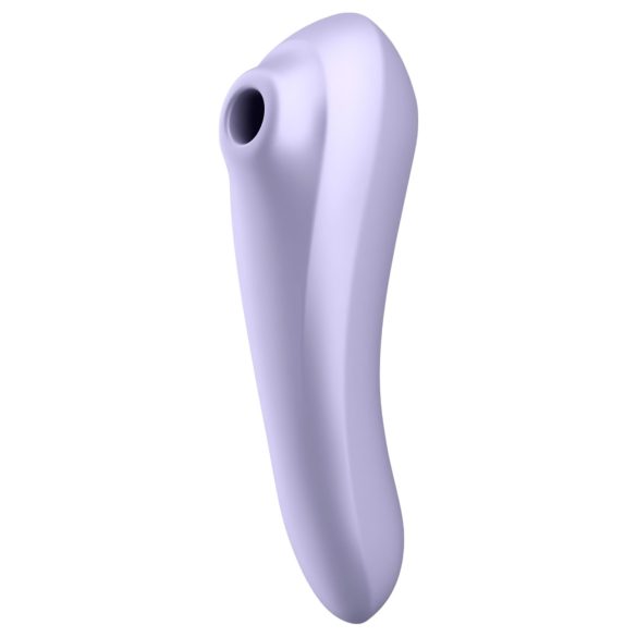 Satisfyer Dobbel Glede - smart 2-i-1 luftbølgevibrator (lilla)
