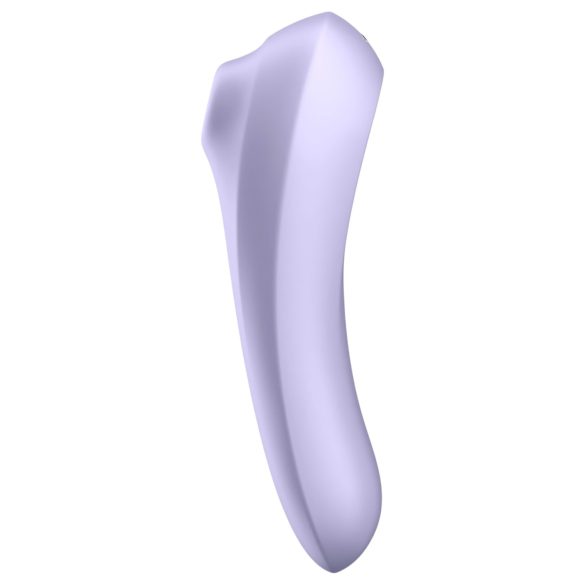 Satisfyer Dobbel Glede - smart 2-i-1 luftbølgevibrator (lilla)