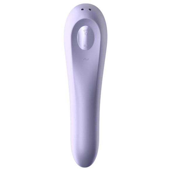 Satisfyer Dobbel Glede - smart 2-i-1 luftbølgevibrator (lilla)