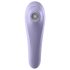 Satisfyer Dobbel Glede - smart 2-i-1 luftbølgevibrator (lilla)
