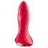 Satisfyer Rotator Plug 1 - oppladbar anale vibrator med perler (rød)