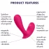 Satisfyer Top Secret - App-styrt vibrator (rosa)