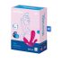 Satisfyer Top Secret Plus - smart 3-armet vibrator (rosa)