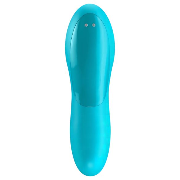 Satisfyer Teaser - oppladbar, vanntett fingervibrator (turkis)
