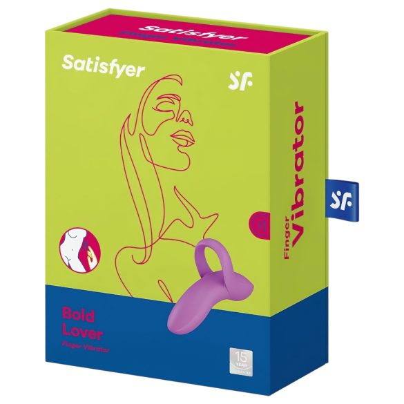 Satisfyer Bold Lover - oppladbar, vanntett finger-vibrator (rosa)