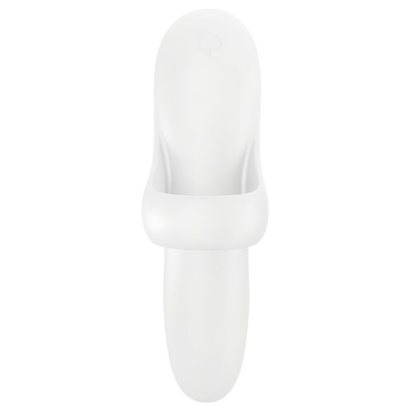 Satisfyer Bold Lover - oppladbar, vanntett fingervibrator (hvit)