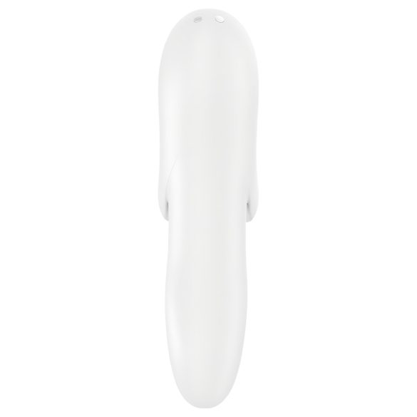 Satisfyer Bold Lover - oppladbar, vanntett fingervibrator (hvit)